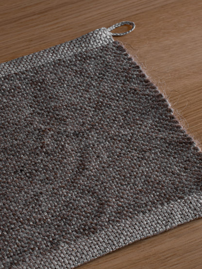 Handwoven Wool Mat - Natural