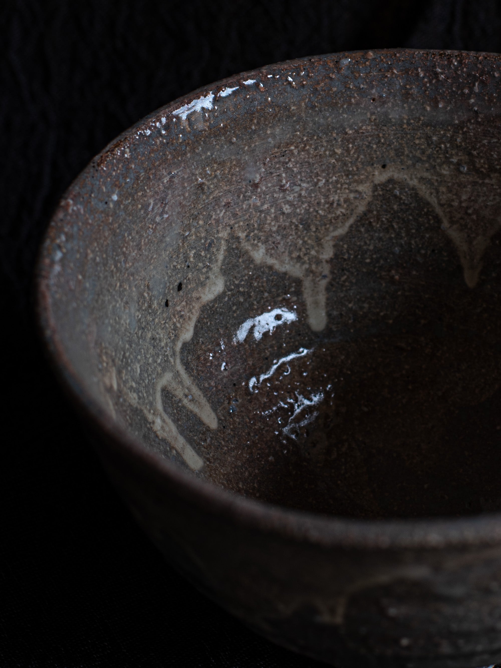 Shigaraki Ash Glazed Matcha Bowl