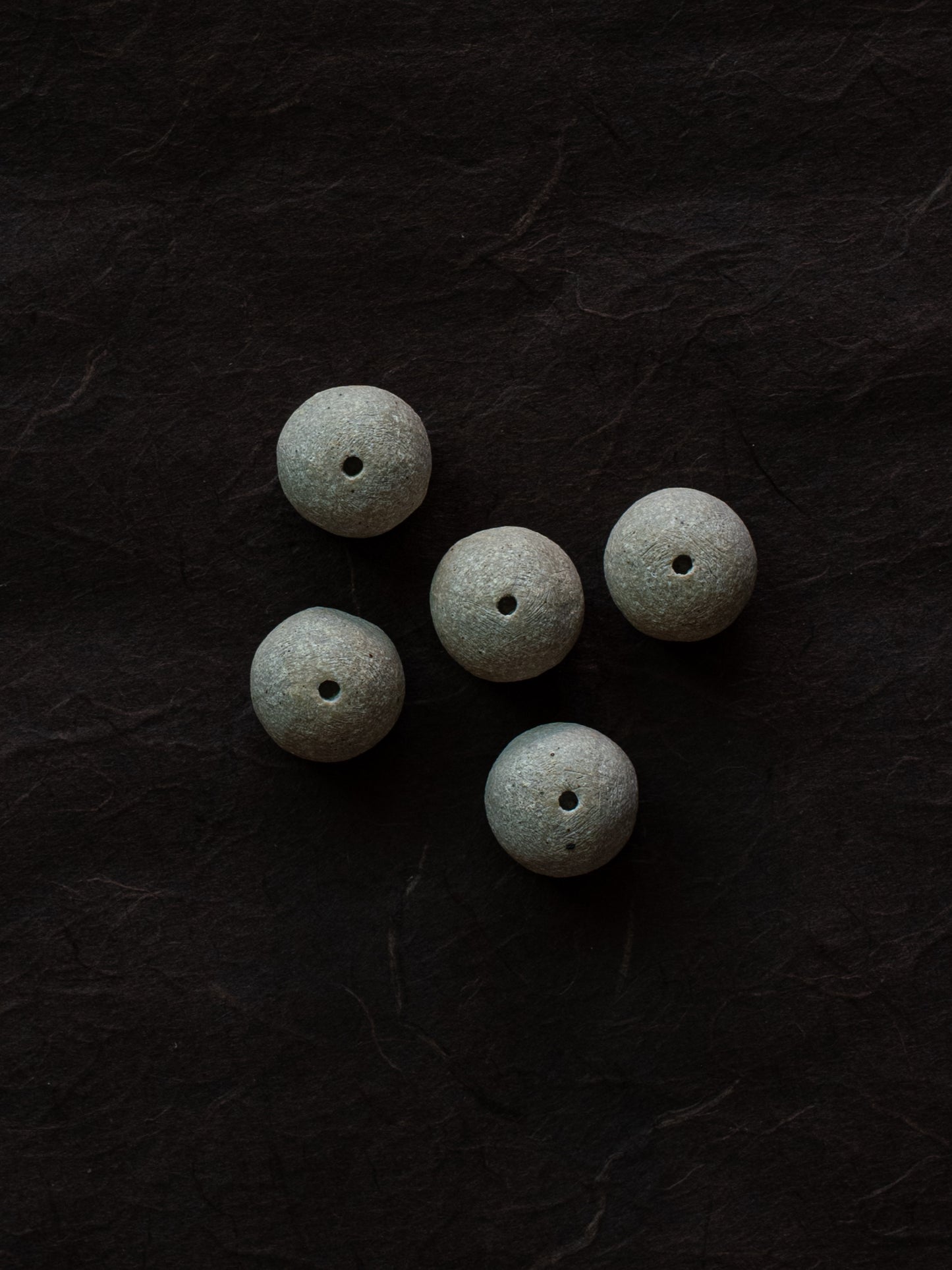 Ball Incense Holder - Light Stoneware