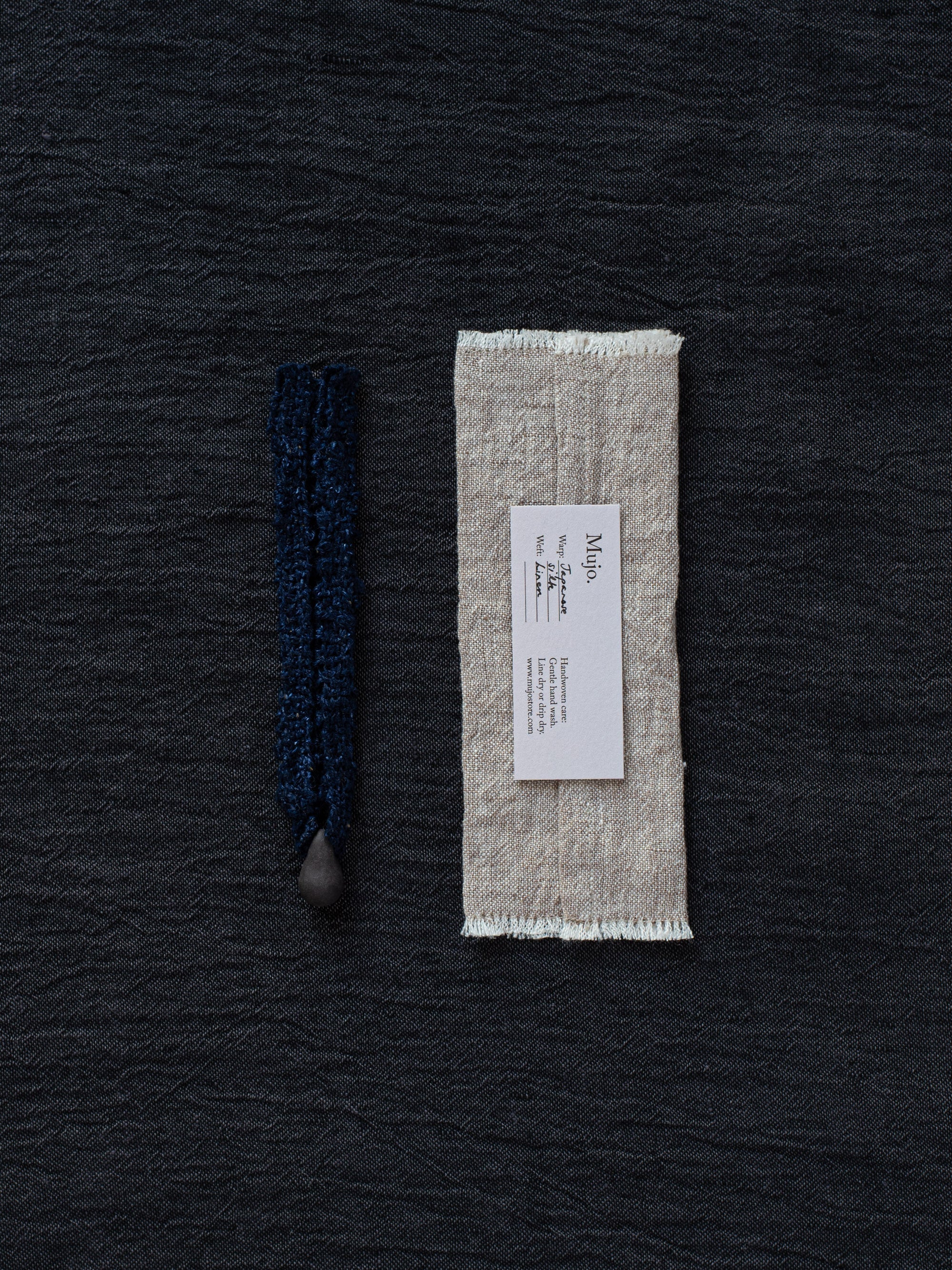 Single Drop Necklace - Indigo