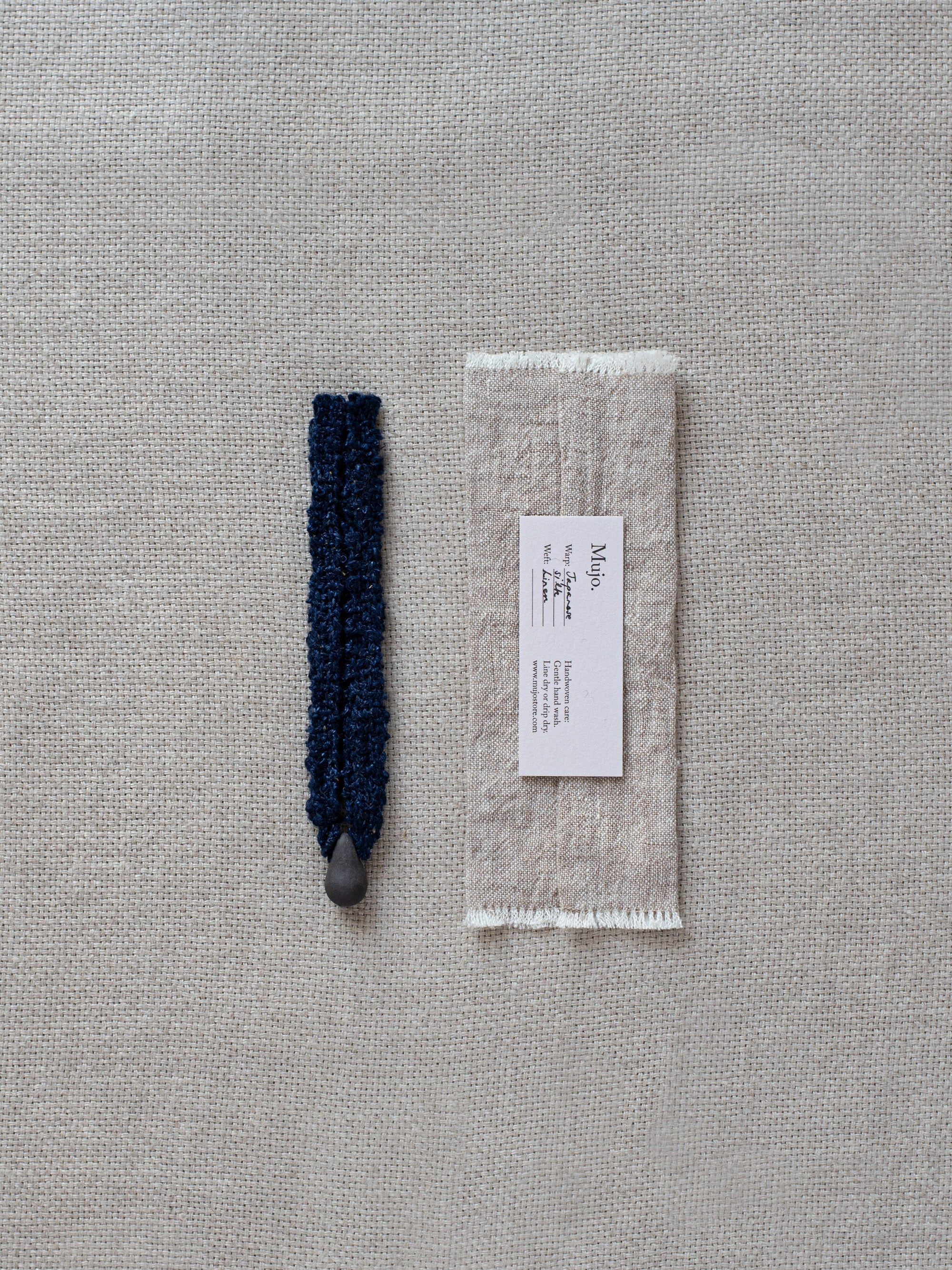 Single Drop Necklace - Indigo
