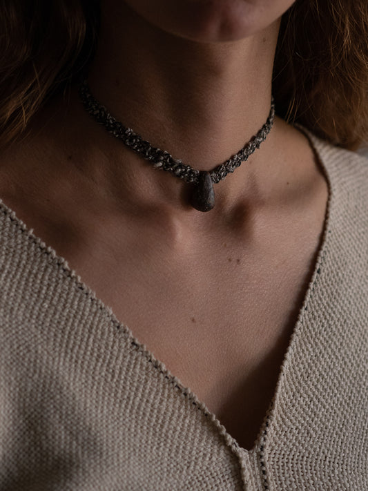 Single Drop Necklace - Umber