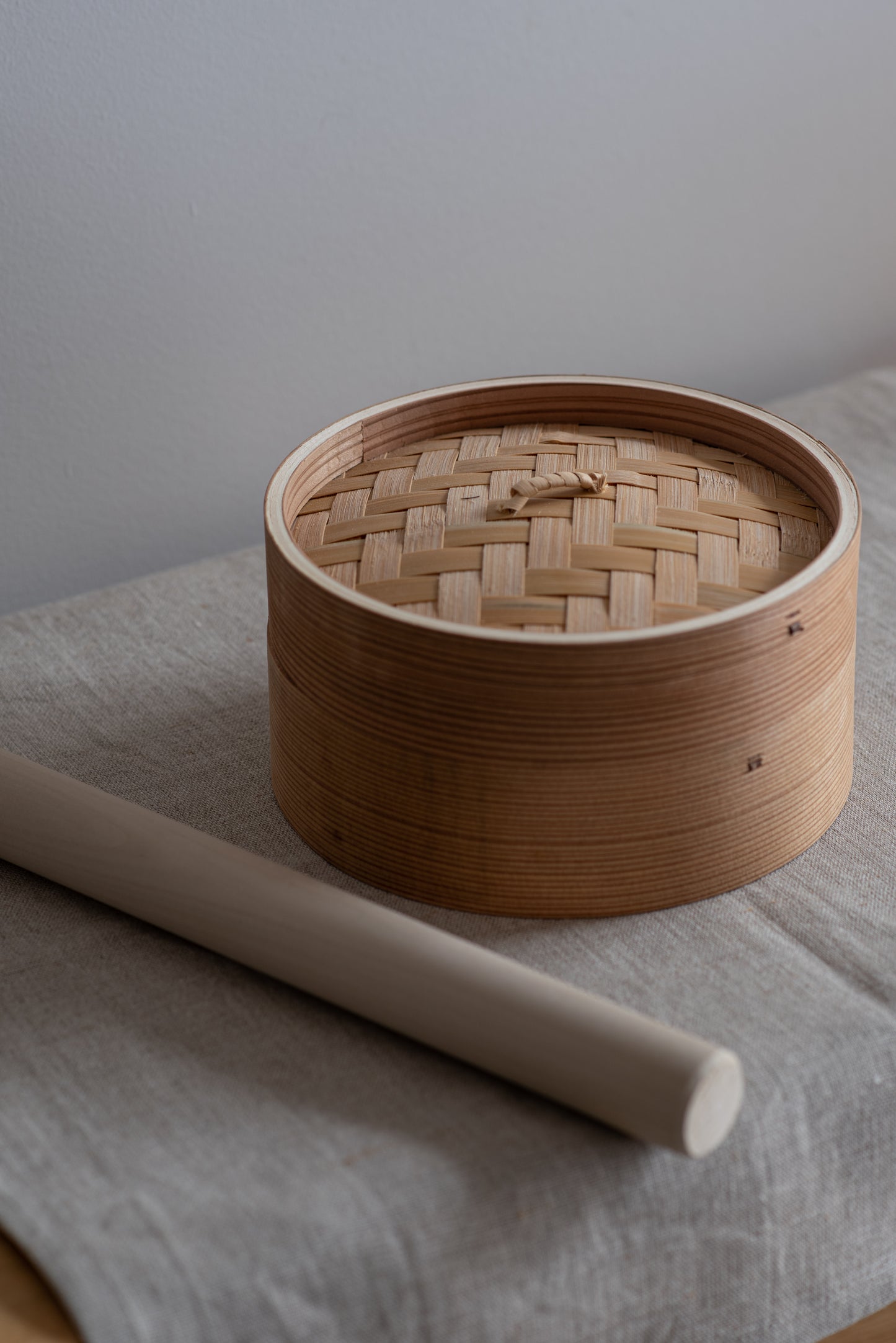 Cedar & Bamboo Steamer Basket